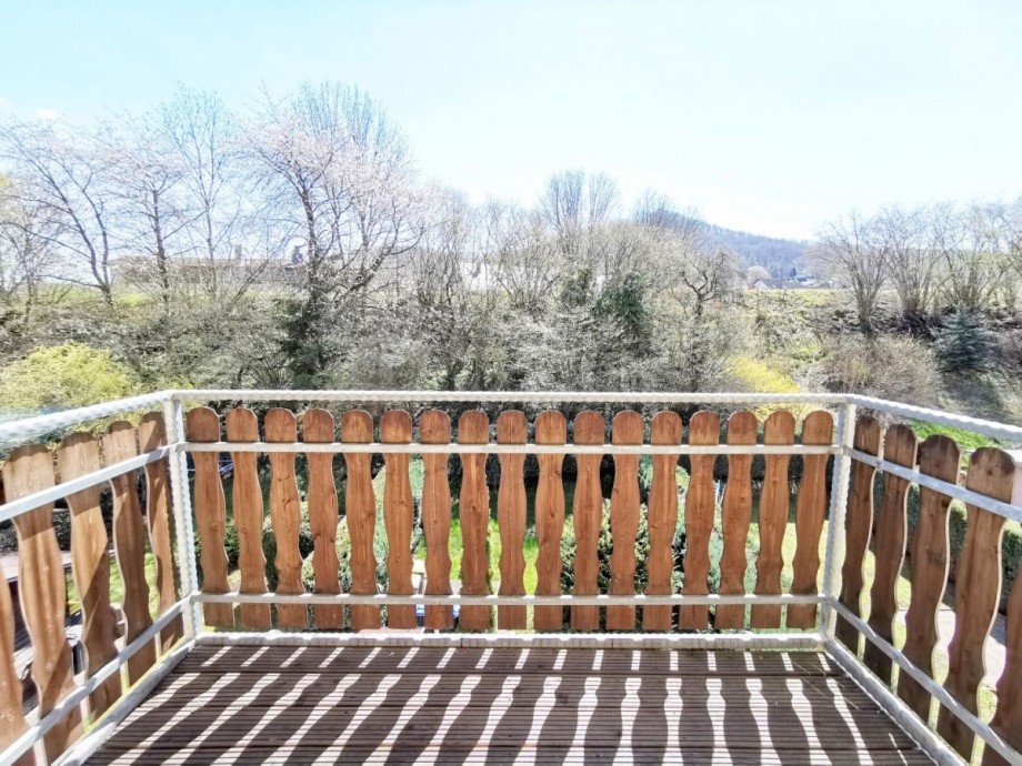 Blick vom Balkon Etagenwohnung Eisenach