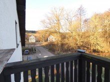 Blick vom Balkon traumhafte 2-Raum-Dachgeschosswohnung mit Balkon in ruhiger Wohnlage