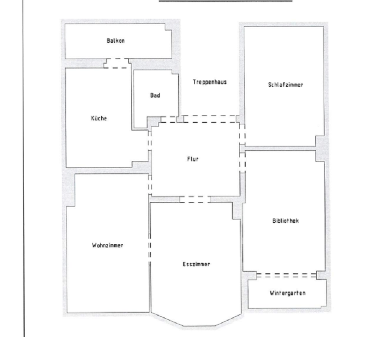 Grundriss Etagenwohnung Eisenach