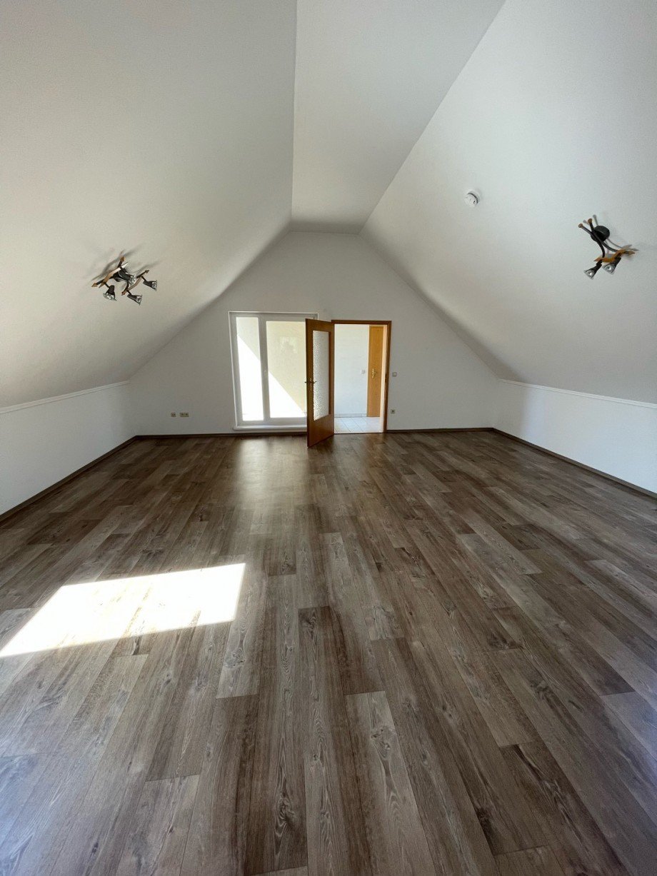 Wohnzimmer Dachgeschosswohnung Wutha-Franroda