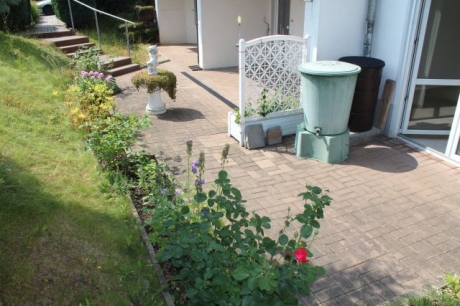 Terrasse Souterrainwohnung Eisenach