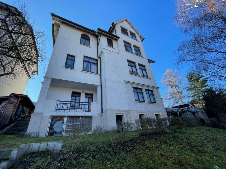 R�ckansicht Wohnung Eisenach