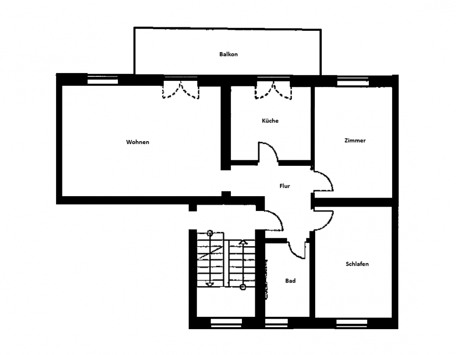 Grundriss Etagenwohnung Eisenach
