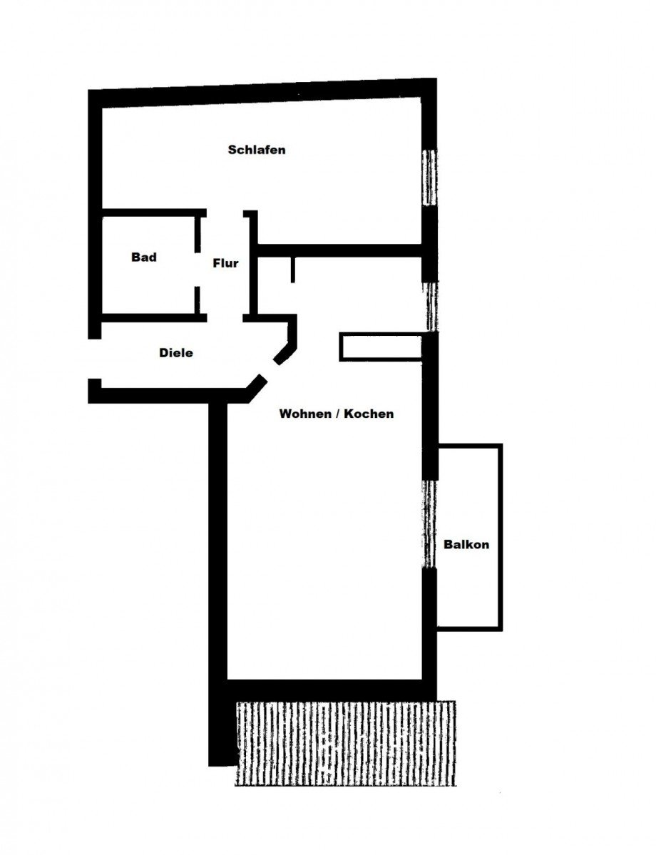 Grundriss Dachgeschosswohnung Madelungen