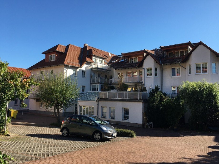 R�ckansicht Etagenwohnung Wutha-Farnroda