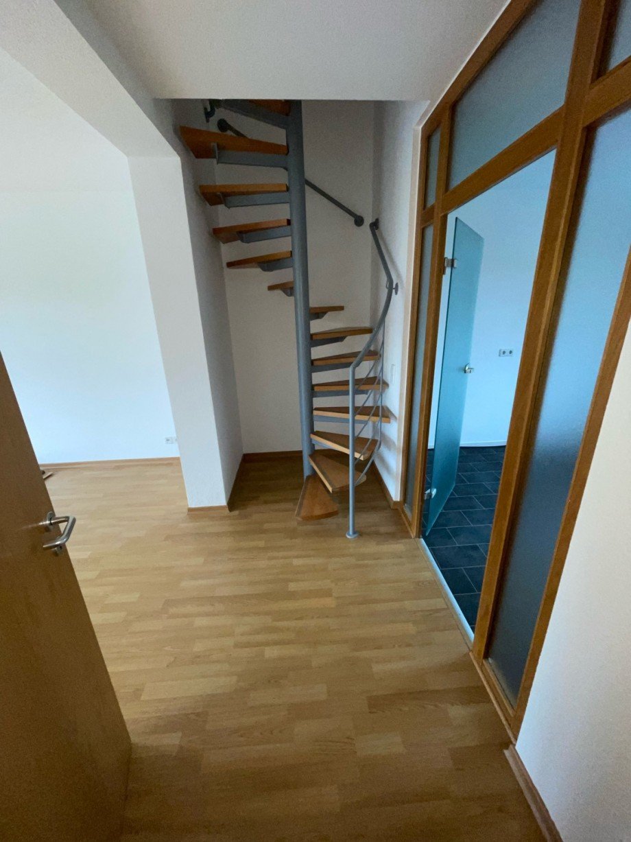Zugang Wohnzimmer Maisonettewohnung Eisenach