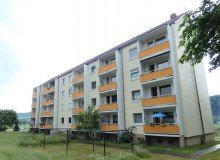 Objektansicht hinten VERKAUF: sch�ne 1 Raumwohnung im Erdgeschoss mit Stellplatz in H�rschel