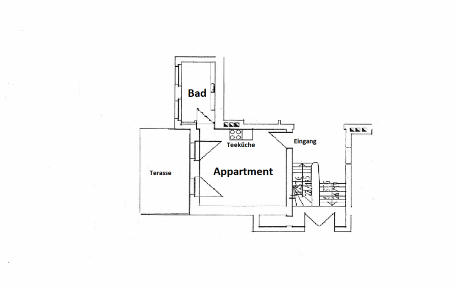 Grundriss Erdgeschosswohnung Eisenach
