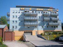 Au�enansicht hinten Ger�umige 2-Raumwohnung mit Balkon und Stellplatz in Eisenach