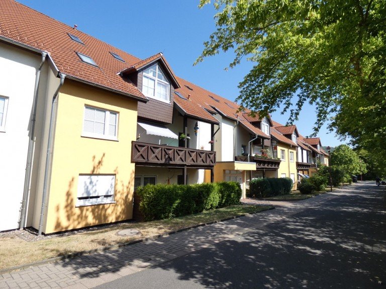 Objektansicht Wutha-Franroda Dachgeschosswohnung gro�e 2-Raumwohnung im Dachgeschoss mit Balkon und Tiefgaragenstellplatz N�he Eisenach