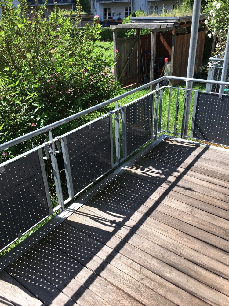 Balkon Erdgeschosswohnung Eisenach
