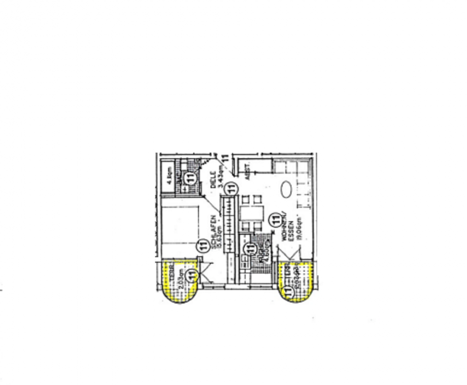 Grundriss Erdgeschosswohnung Eisenach