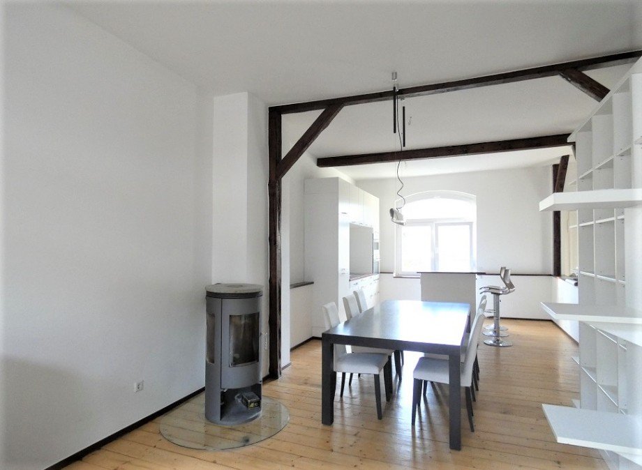 Wohn-/ Esszimmer mit K�che Wohnung Eisenach