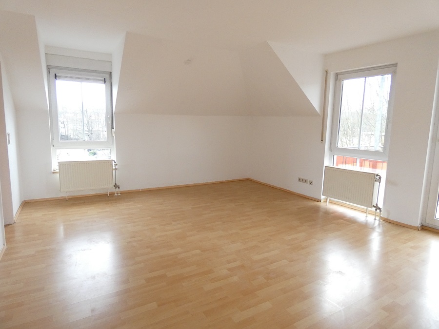 Wohnzimmer Dachgeschosswohnung Eisenach