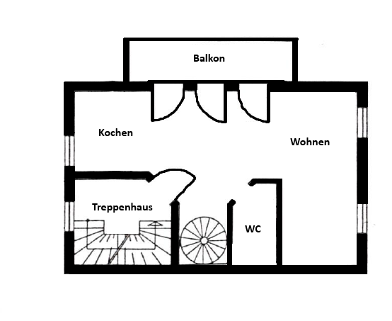 Grundriss Etagenwohnung Wutha-Farnroda