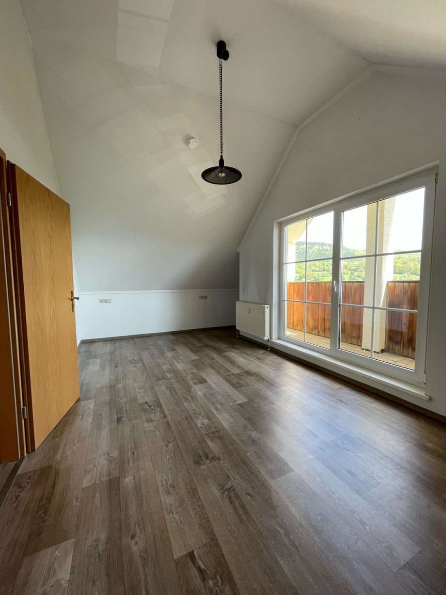 Schlafzimmer Dachgeschosswohnung Wutha-Franroda