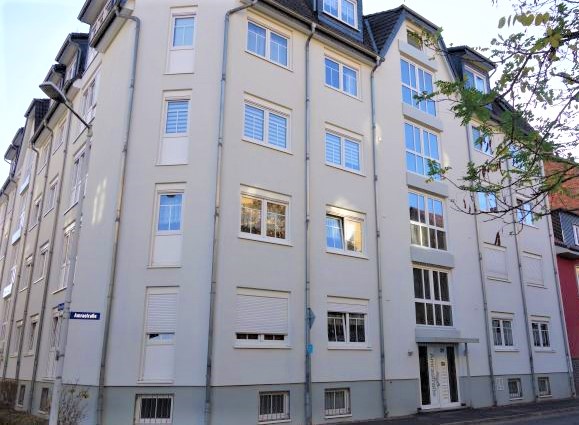 Objektansicht Eisenach Etagenwohnung 3-Raum-Wohnung mit Balkon in ruhiger Lage mit Fahrstuhl