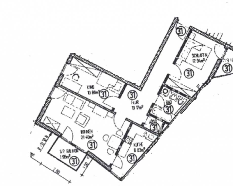  Etagenwohnung Eisenach